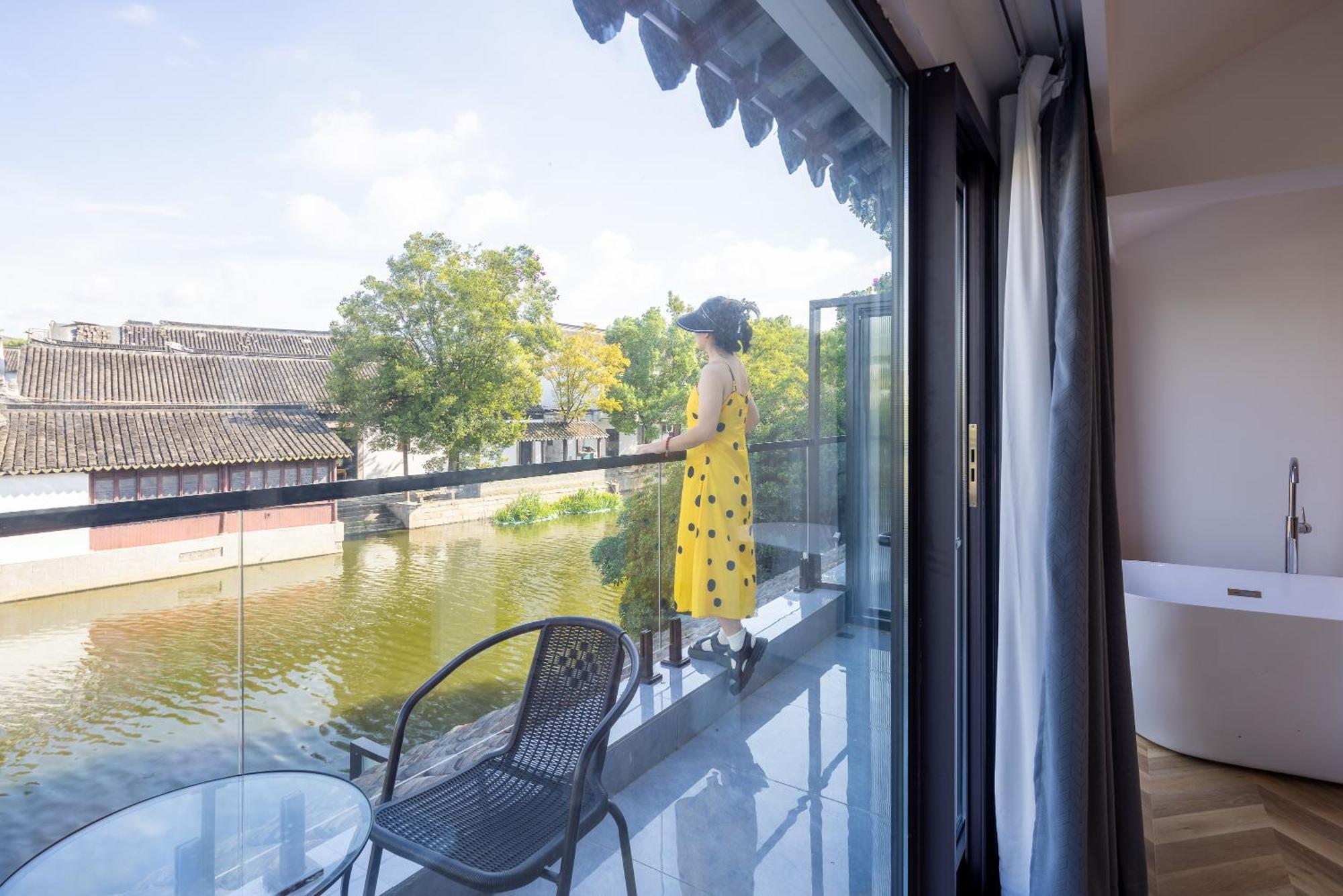 Tongli Slowlife River View Inn Suzhou  Zewnętrze zdjęcie