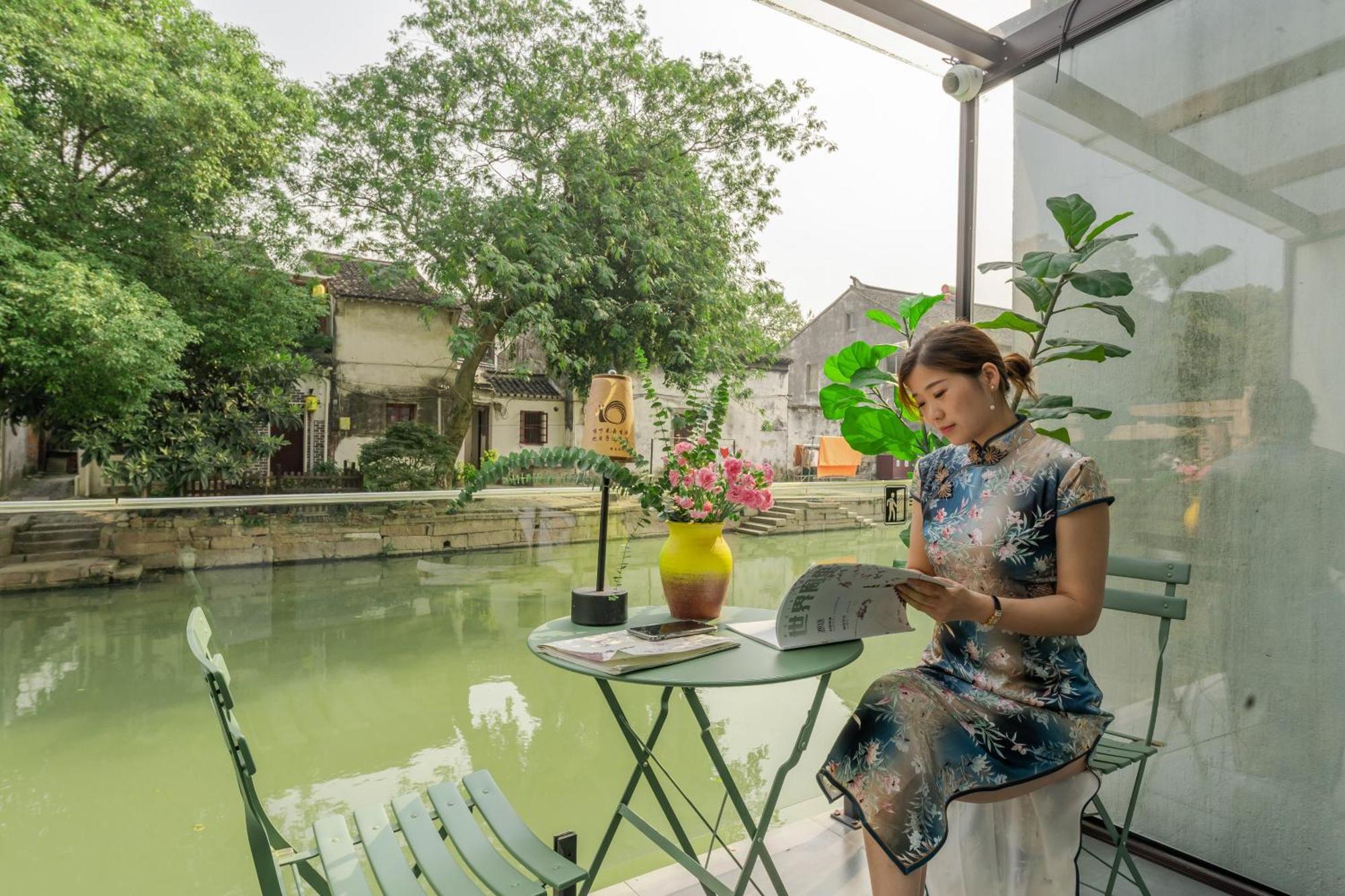 Tongli Slowlife River View Inn Suzhou  Zewnętrze zdjęcie