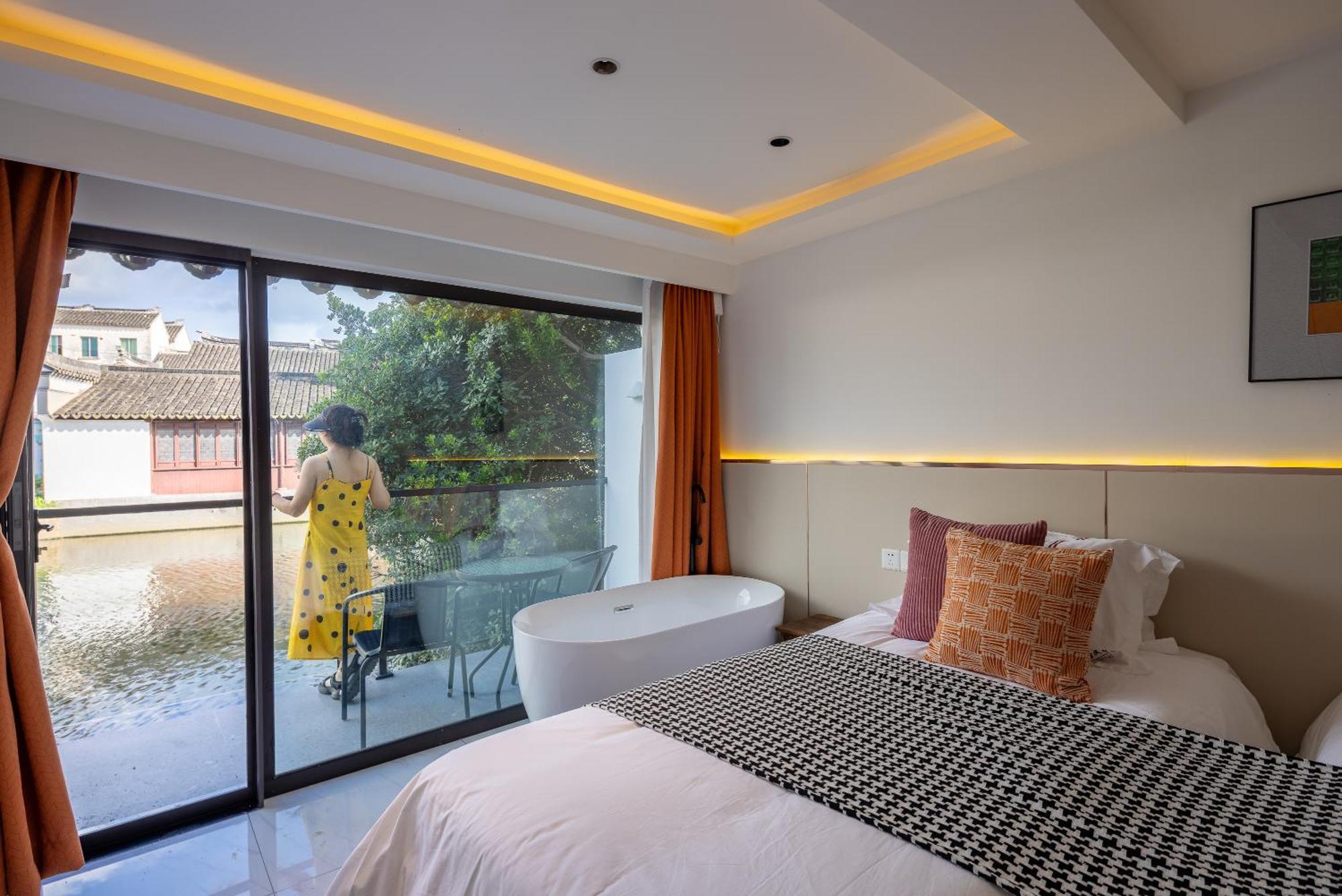 Tongli Slowlife River View Inn Suzhou  Zewnętrze zdjęcie