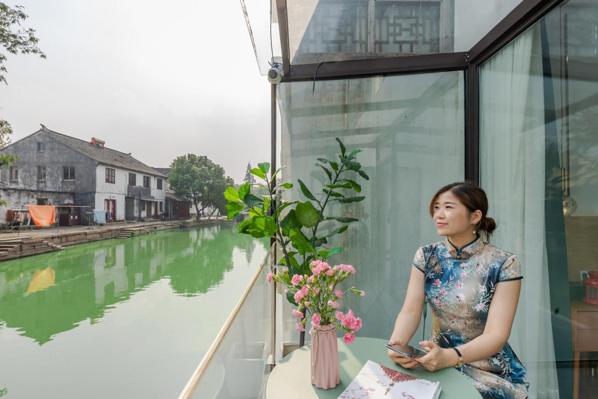 Tongli Slowlife River View Inn Suzhou  Zewnętrze zdjęcie