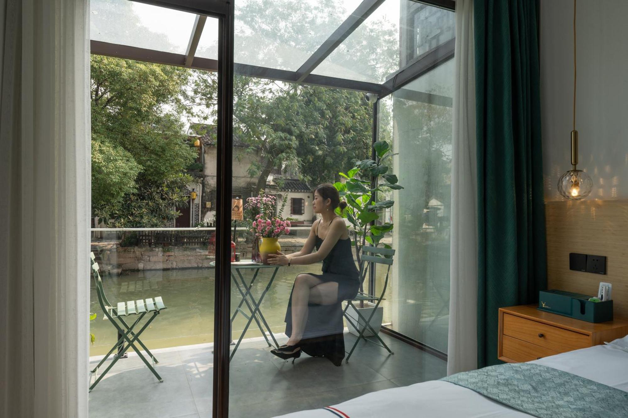 Tongli Slowlife River View Inn Suzhou  Zewnętrze zdjęcie
