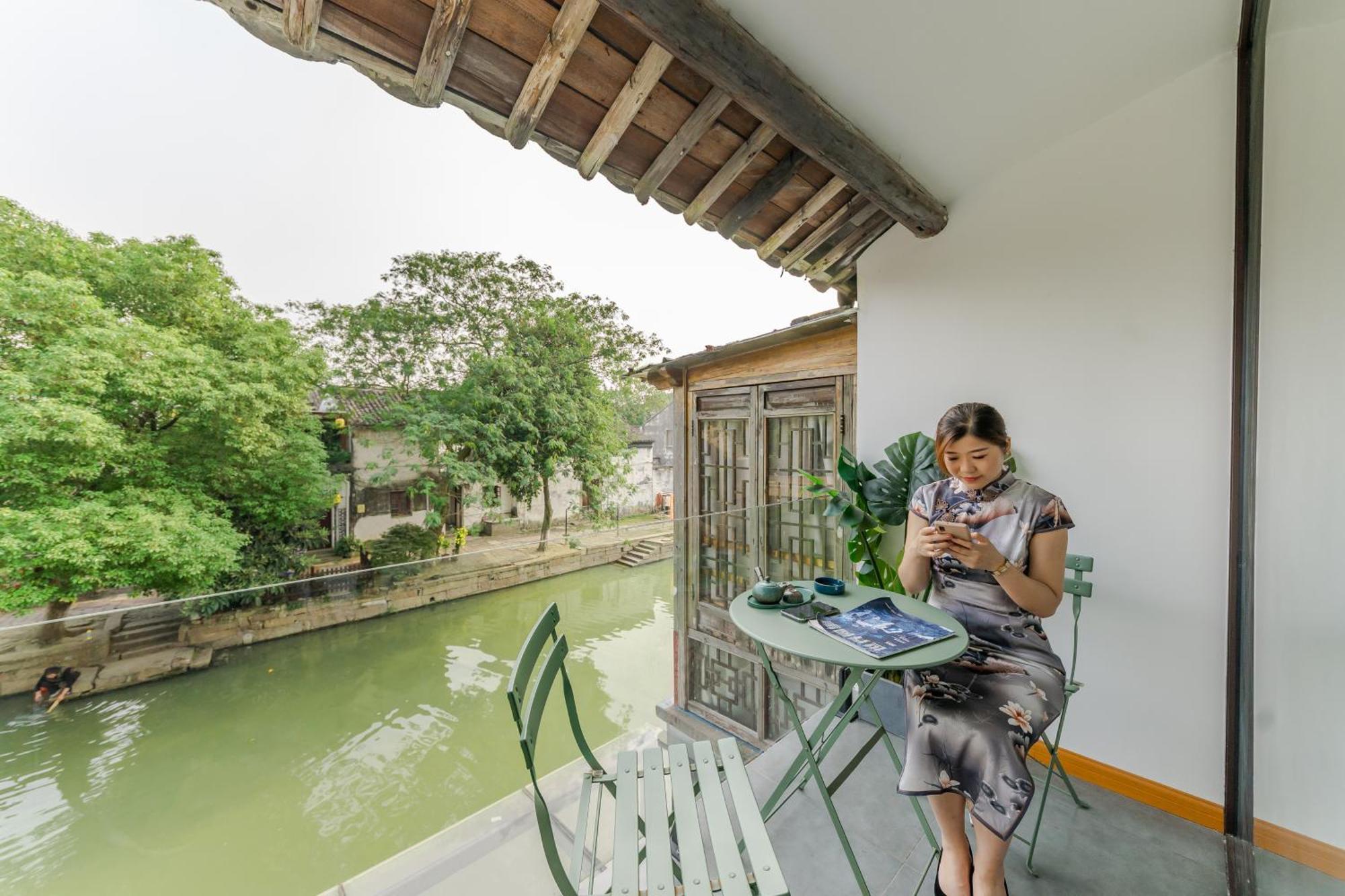 Tongli Slowlife River View Inn Suzhou  Zewnętrze zdjęcie