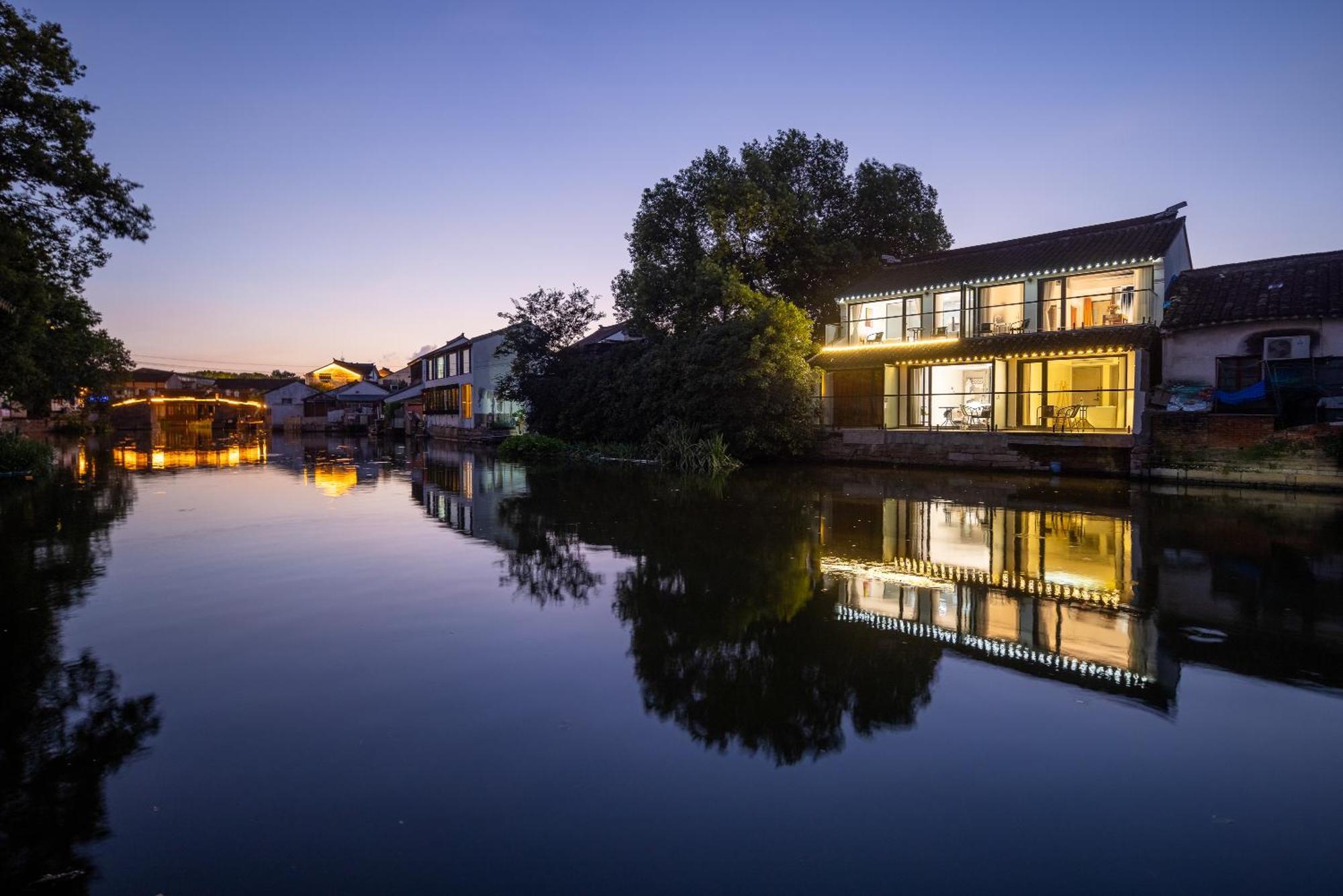 Tongli Slowlife River View Inn Suzhou  Zewnętrze zdjęcie