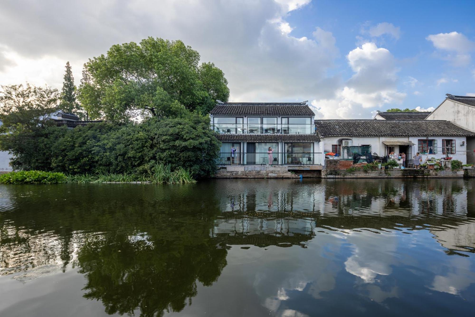 Tongli Slowlife River View Inn Suzhou  Zewnętrze zdjęcie